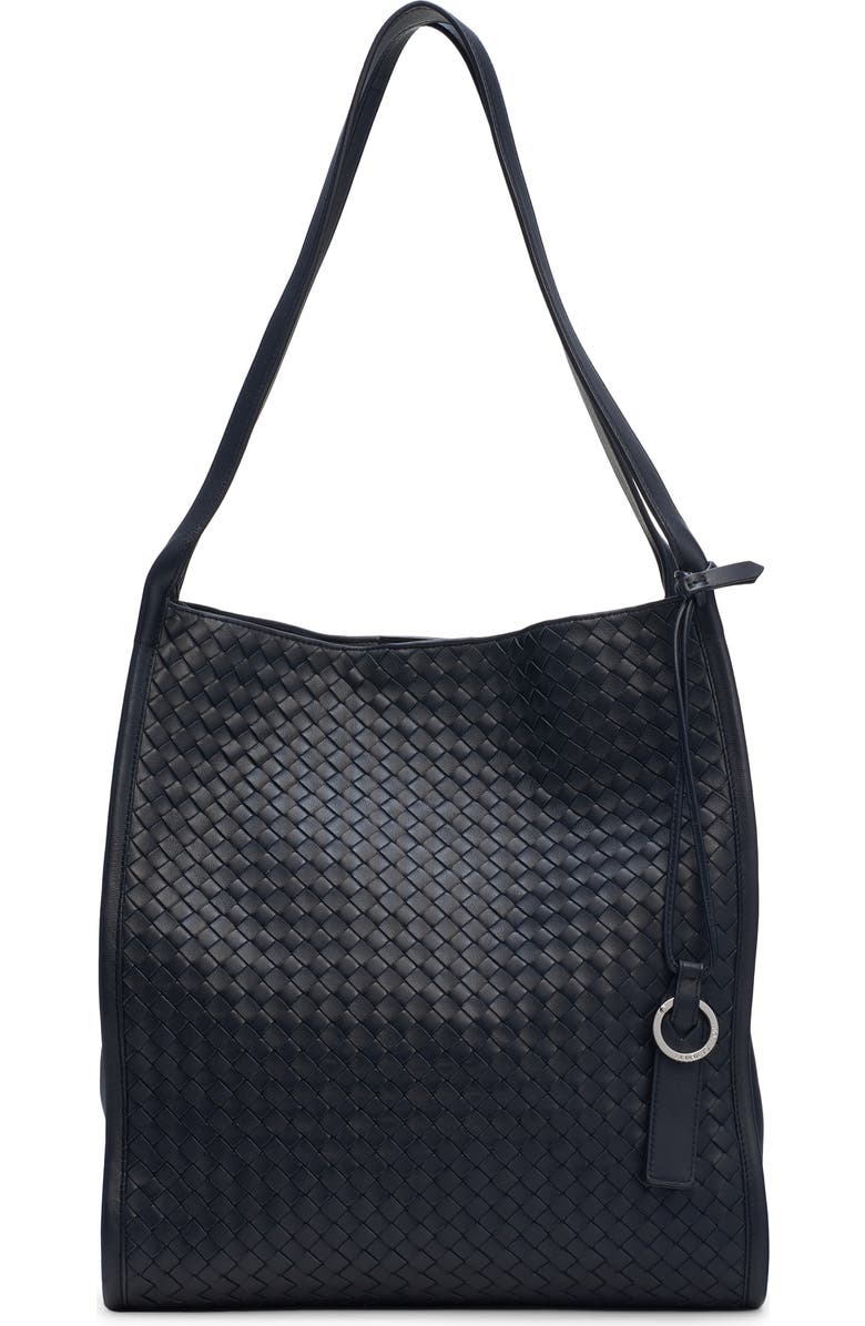 Bottega Veneta Corriere Intrecciato Leather Tote, Main, color,