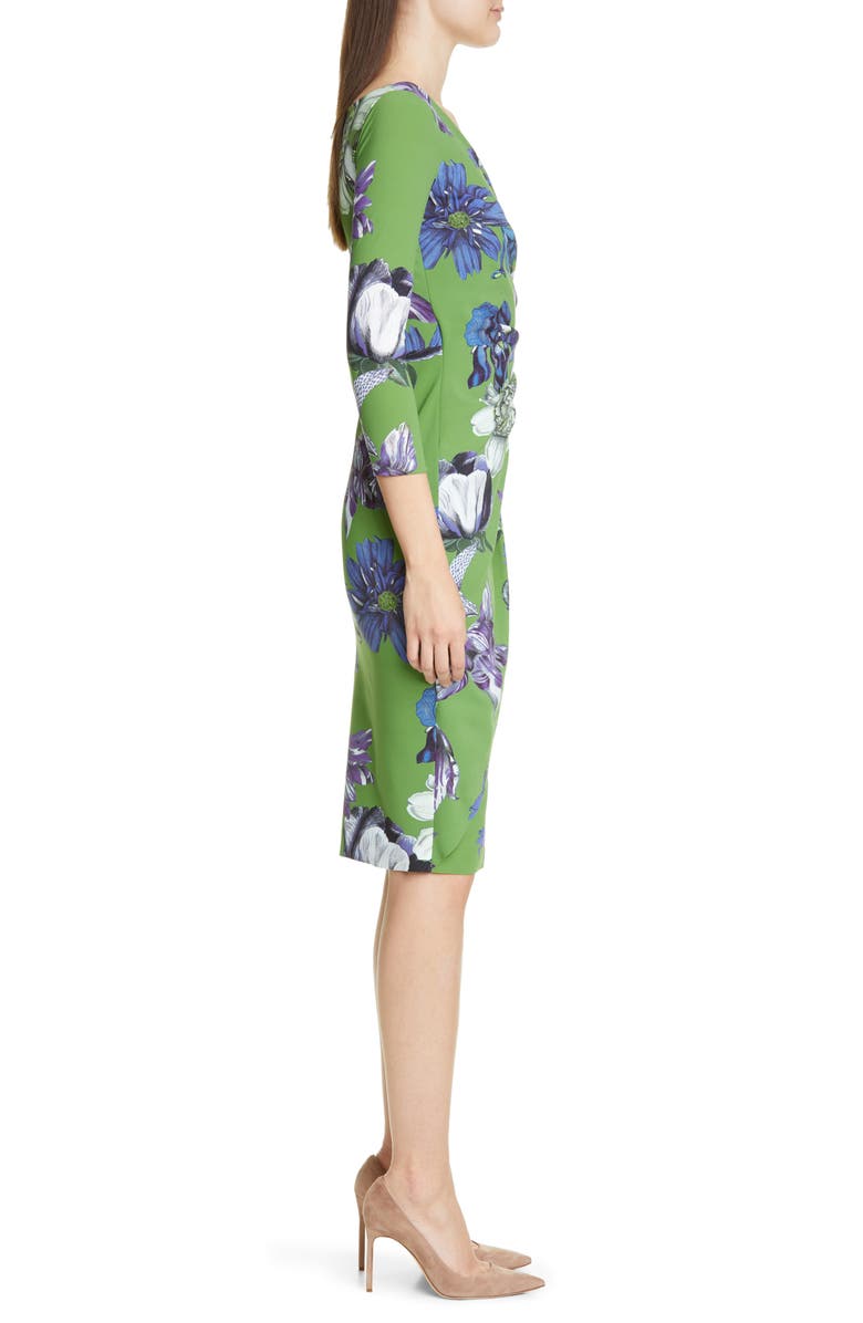 Chiara Boni La Petite Robe Charisse Floral Print Cocktail Dress, Alternate, color, 