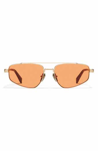 Pit Stop 56mm Aviator Sunglasses