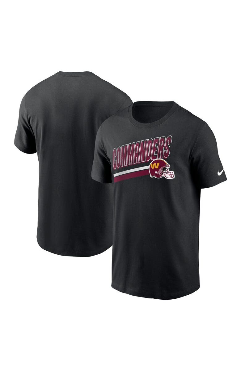 Nike Men's Nike Black Washington Commanders Essential Blitz Lockup T-Shirt, Main, color, 