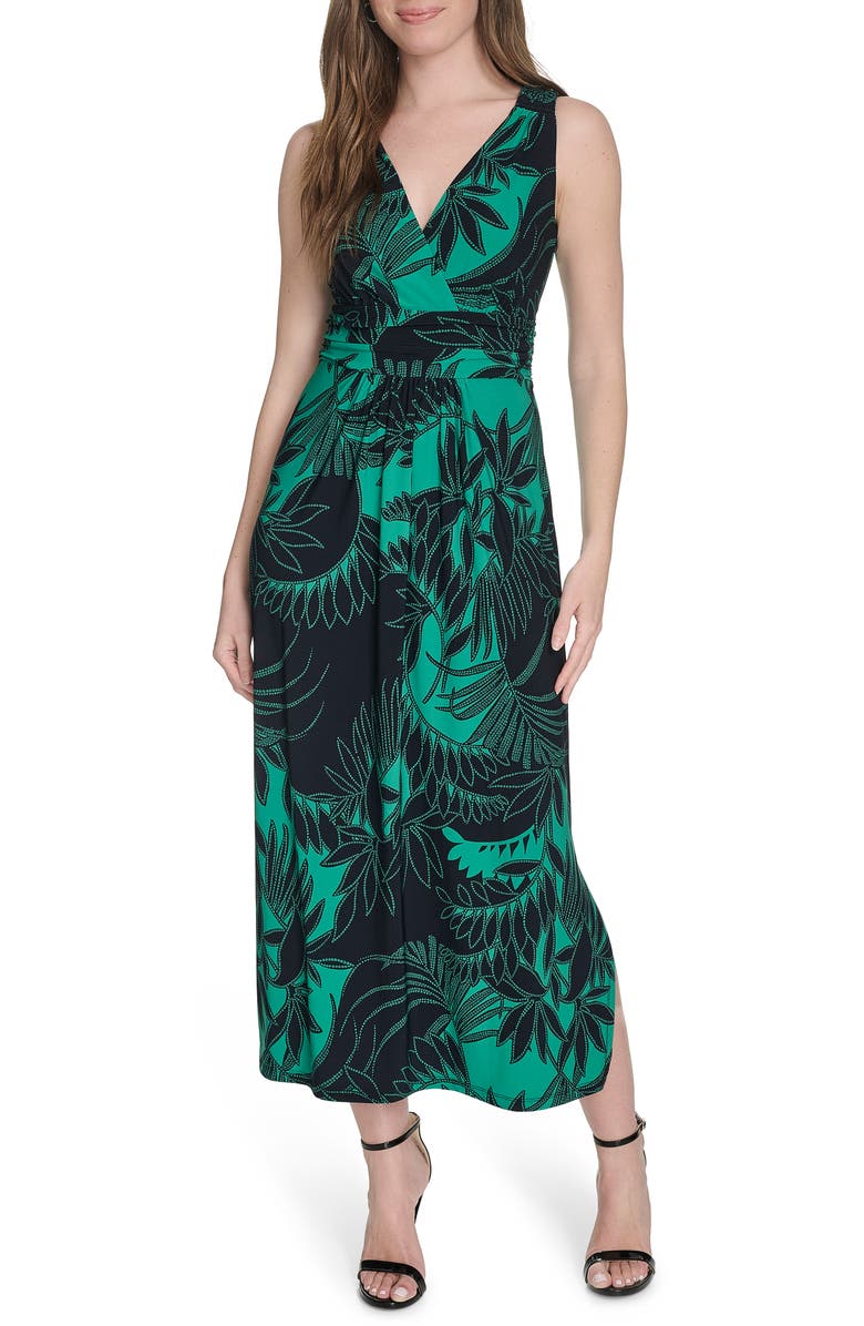 Tommy Hilfiger Surplice Jersey Maxi Dress, Main, color,