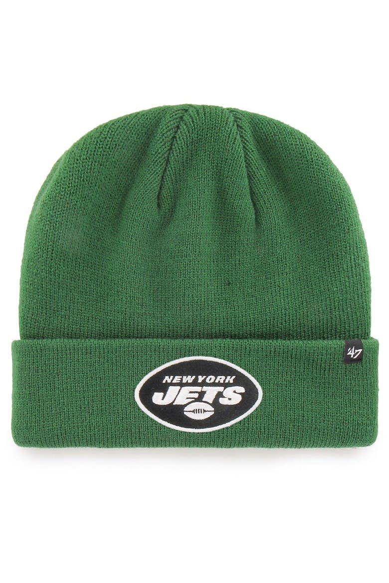 Youth '47 Green New York Jets Basic Cuffed Knit Hat, Main, color, Green