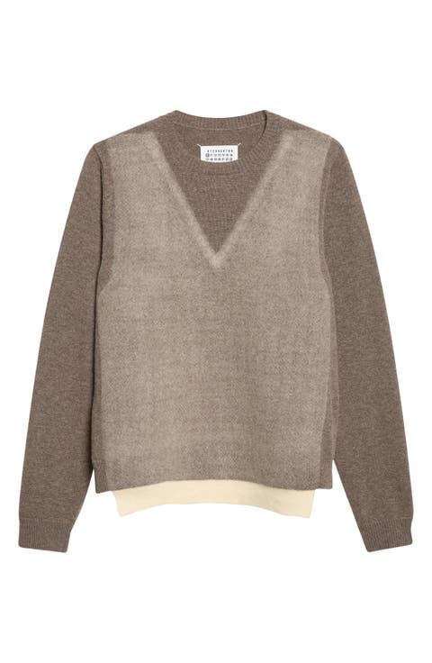 Fuse Trompe L'Oeil Virgin Wool Sweater