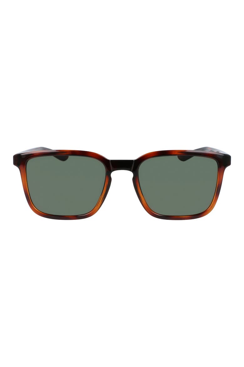 Circuit 55mm Square Sunglasses, Main, color, SOFT TORTOISE / GREEN