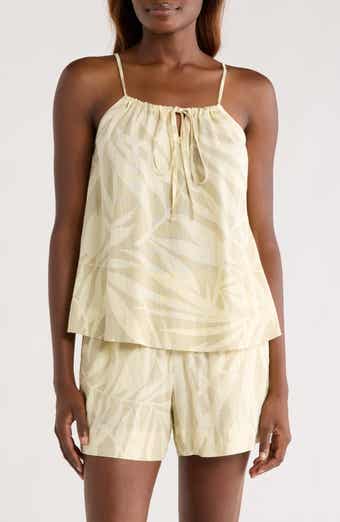 Nordstrom Vacation Linen Blend Short Pajamas