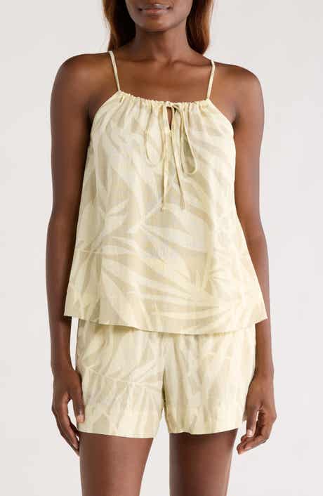 Nordstrom Vacation Linen Blend Short Pajamas