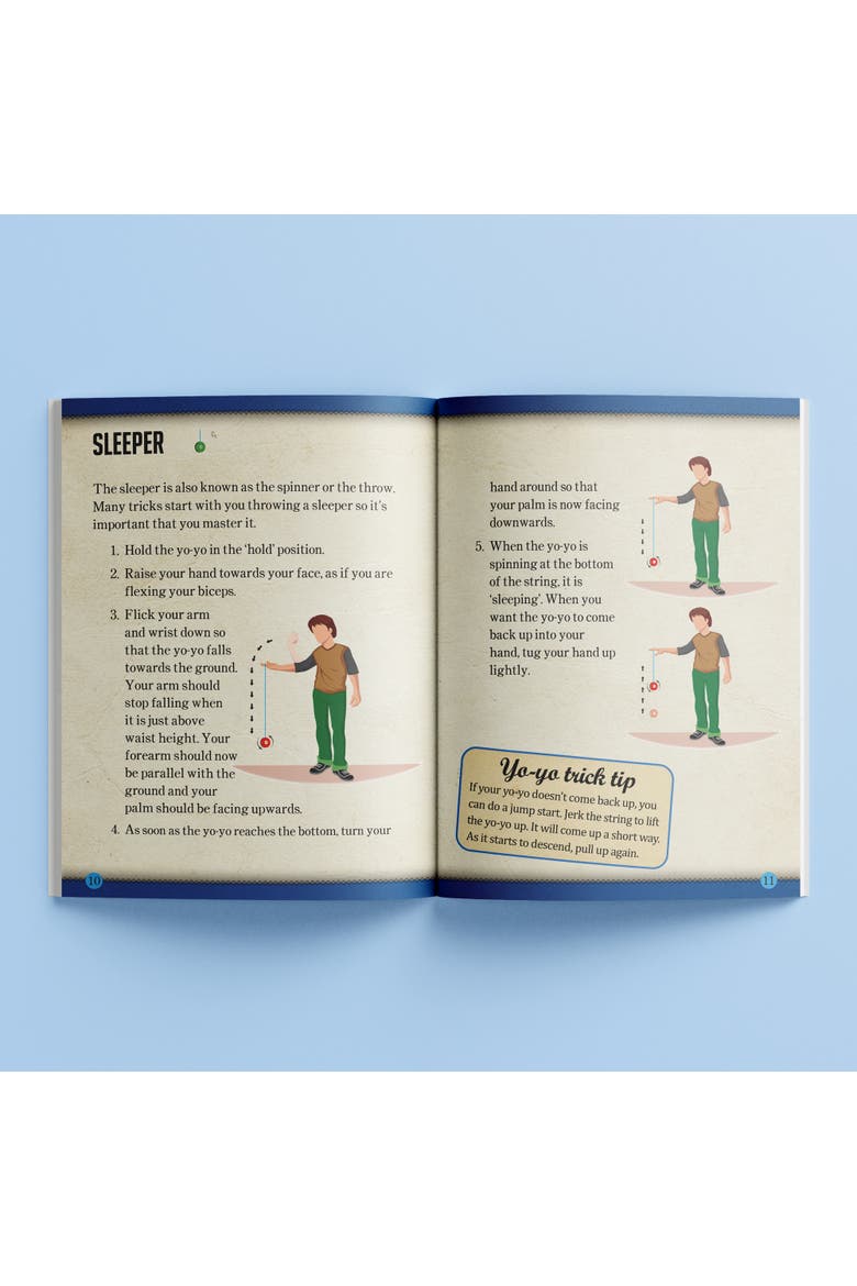 Retro Box Learn Yoyo Skills, Complete Kit, Instruction Book, All Ages, Alternate, color, Multicolored