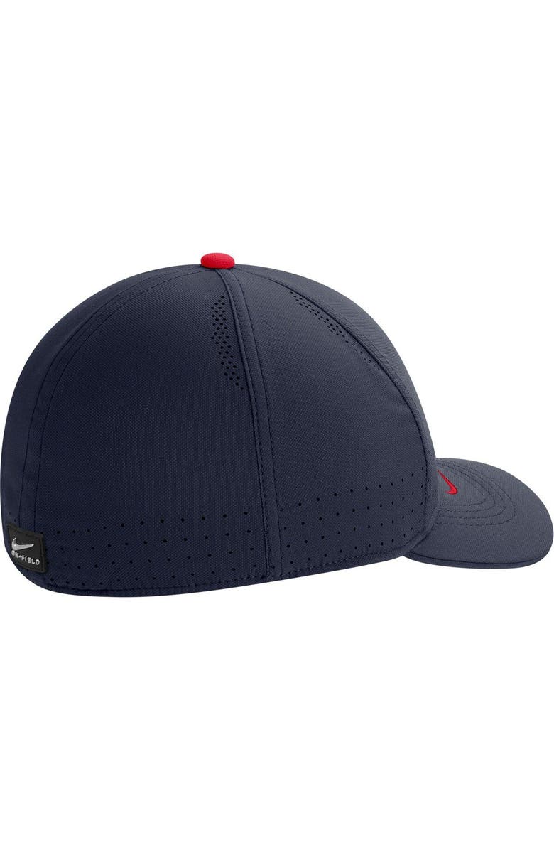 Nike Men's Nike Navy Ole Miss Rebels 2022 Sideline Classic99 Swoosh Performance Flex Hat, Alternate, color, Navy