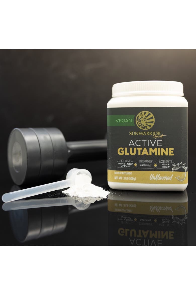 Active Glutamine Powder, Unflavored, 500g Tub, Alternate, color, No Color