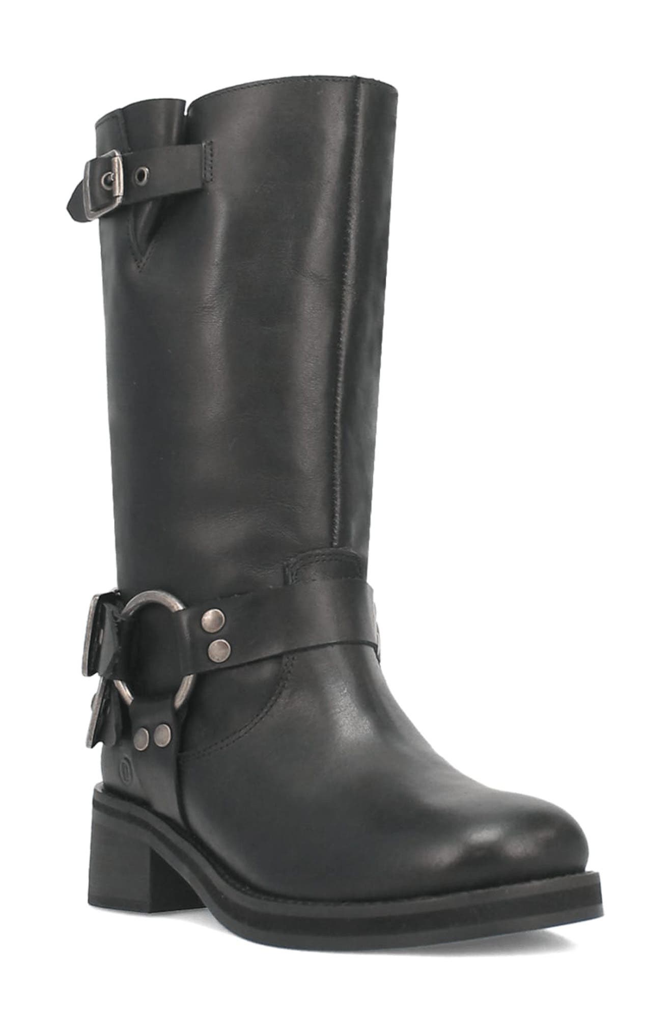 Dingo Harlee Moto Boot, Main, color, 