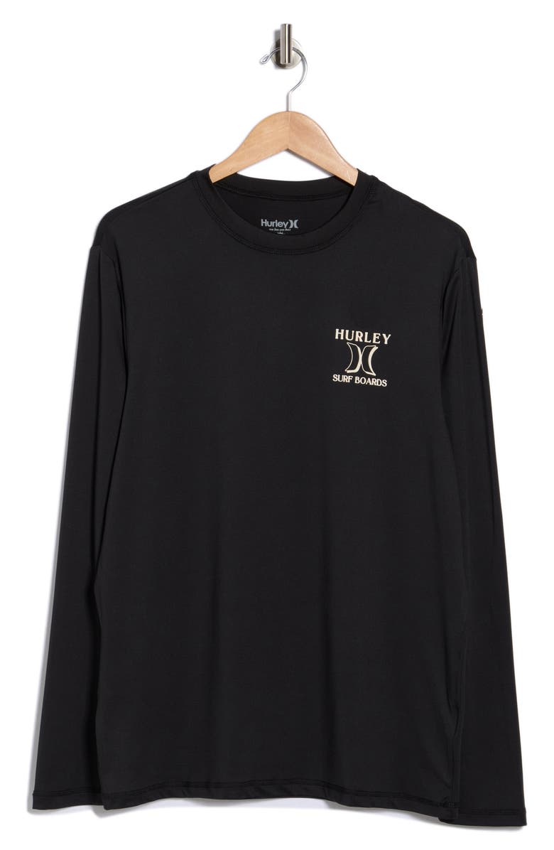 Hurley Surfboard Long Sleeve Sunshirt, Main, color, 
