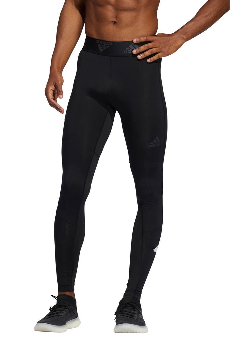 Techfit Performance Athletic Tights, Main, color, BLACK