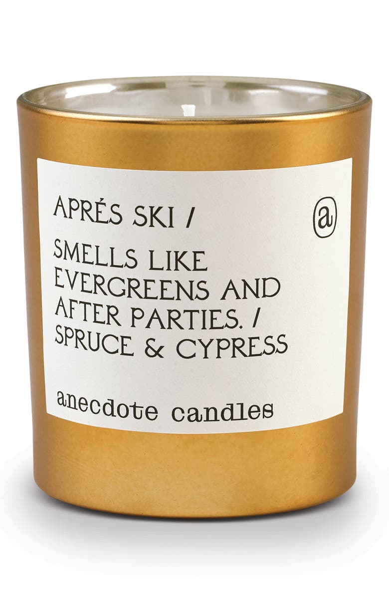 ANECDOTE CANDLES Aprés Ski Candle, Main, color, Gold