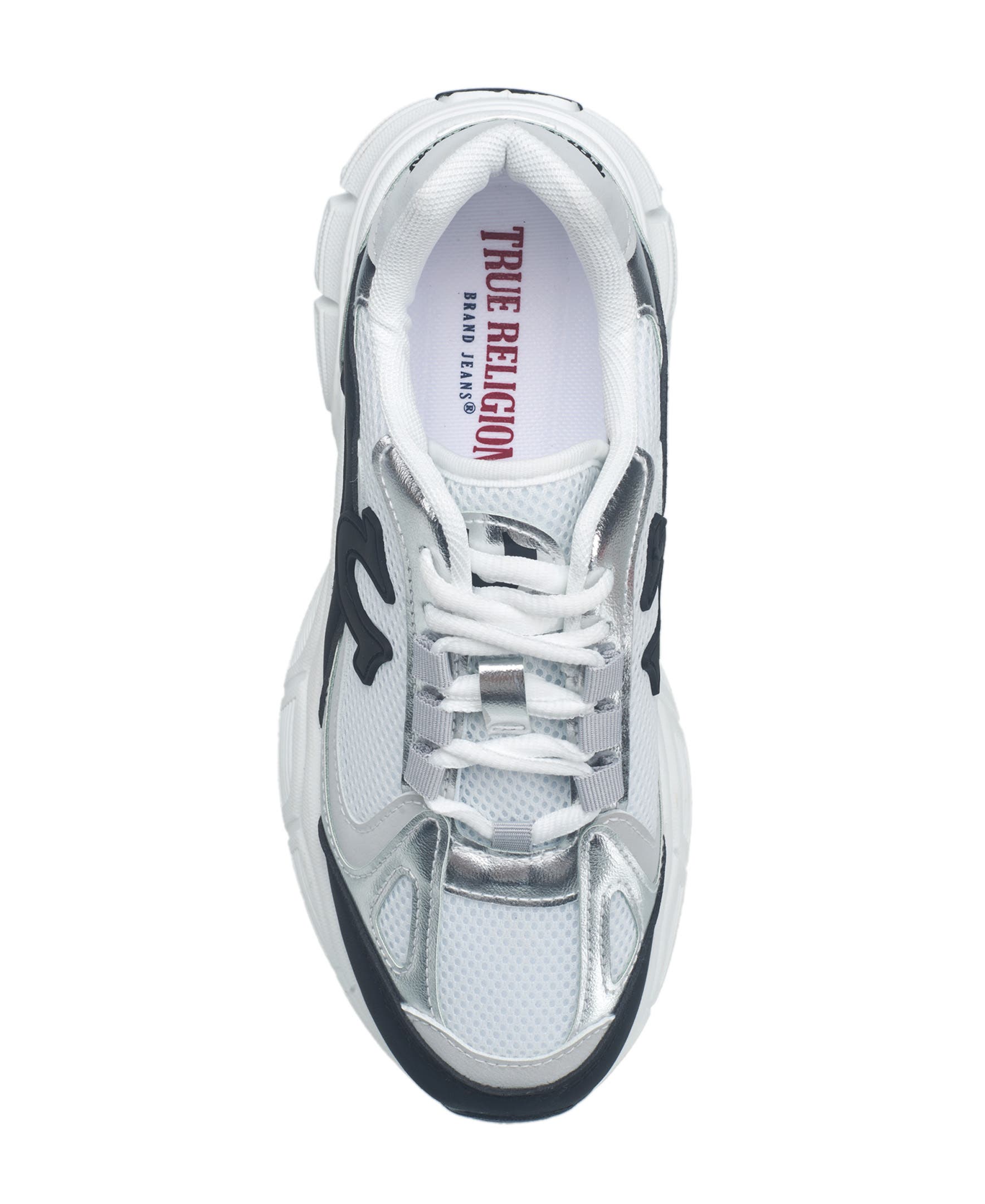 Dreezy Chunky Logo Sneaker, Alternate, color, Black Silver