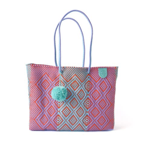 Sunset Woven Super Tote