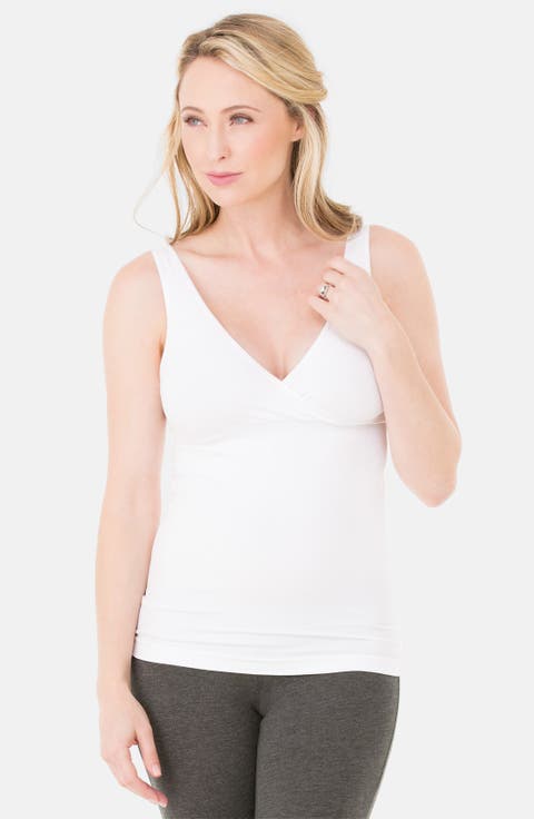 Ingrid & Isabel® Seamless Cross Front Nursing Camisole