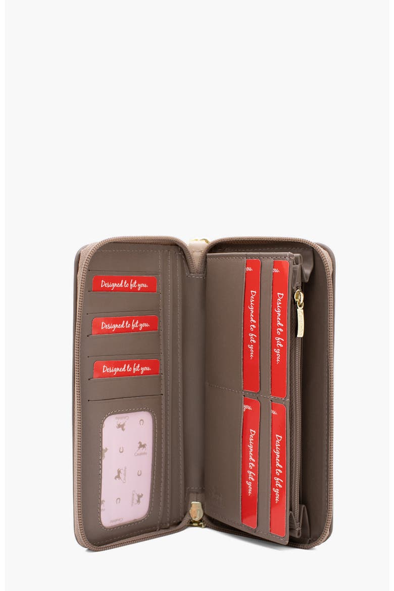 Signature Wristlet Wallet 212, Alternate, color, Sand / Beige