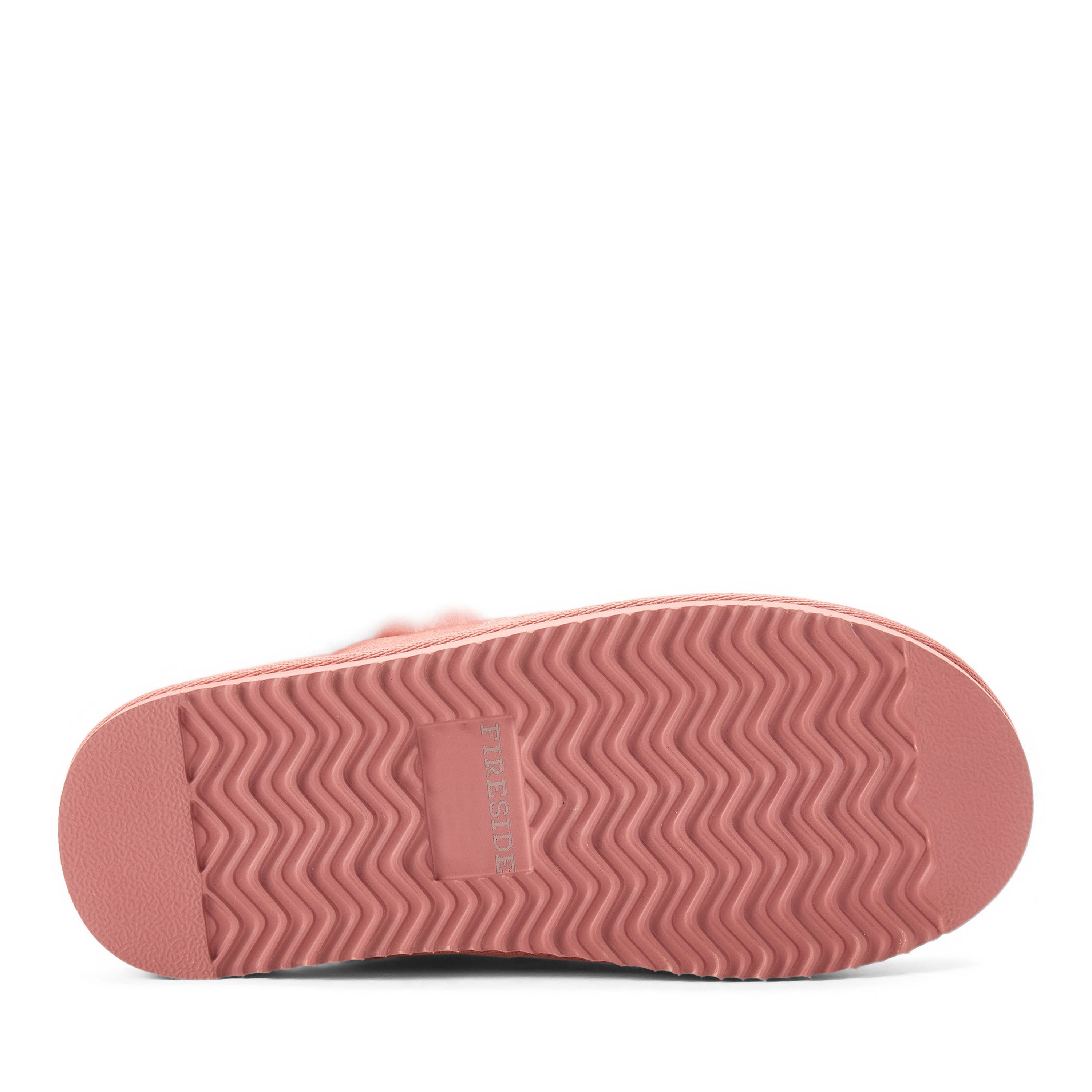 DEARFOAMS Fireside Richmond Genuine Shearling Scuff Slipper, Alternate, color, Dusty Pink