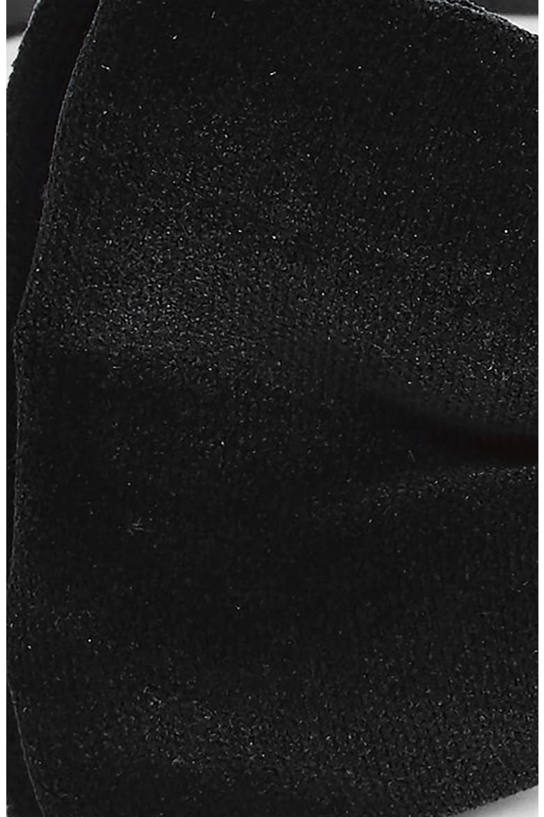 Velvet Bow Tie, Alternate, color, BLACK