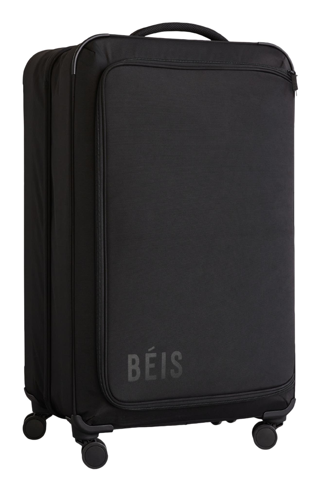 Béis 29-Inch Soft Sided Collapsible Spinner Check-In Luggage, Alternate, color, 