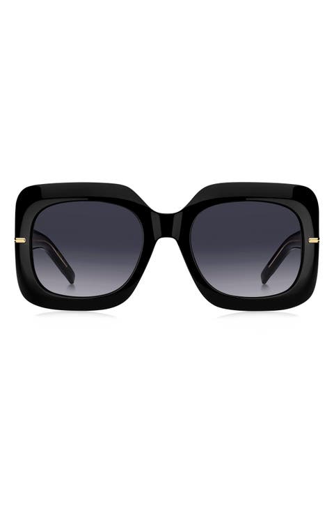 54mm Gradient Square Sunglasses
