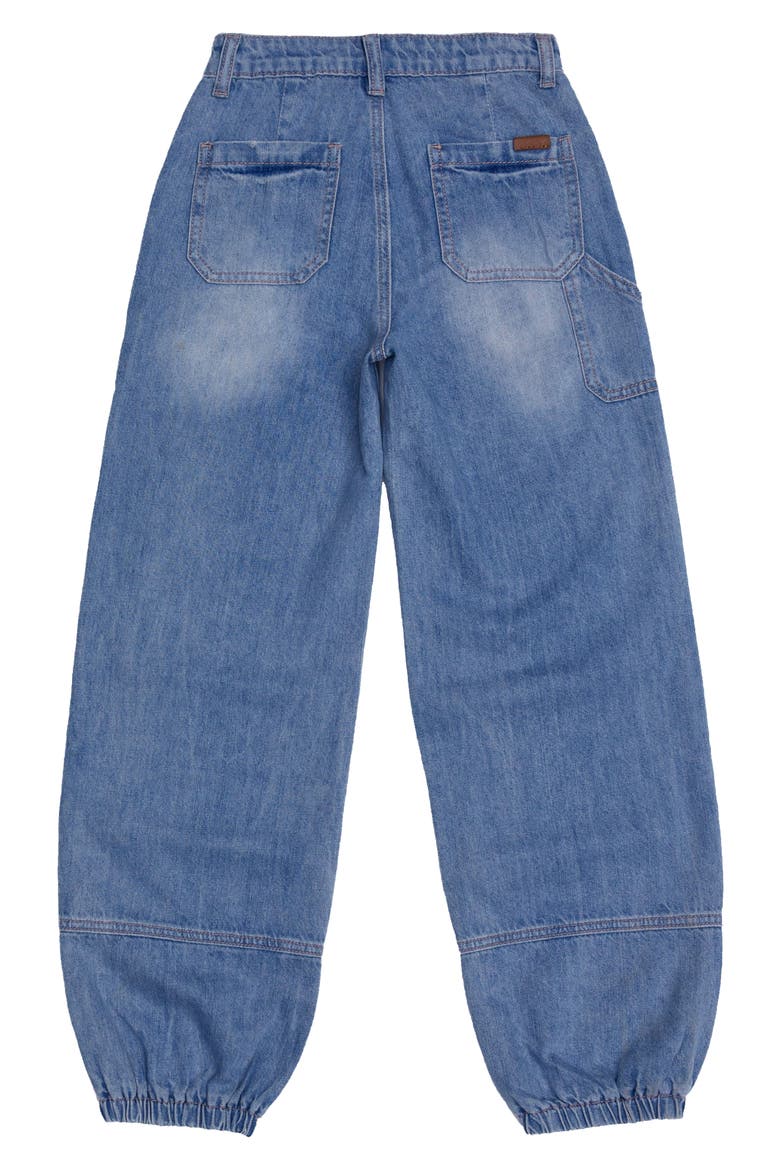 Kids' Everly Parachute Jeans, Alternate, color, LIGHT WASH