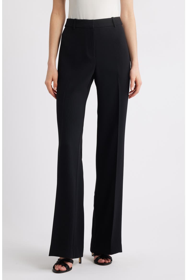 Orital Flare Pants, Main, color, BLACK