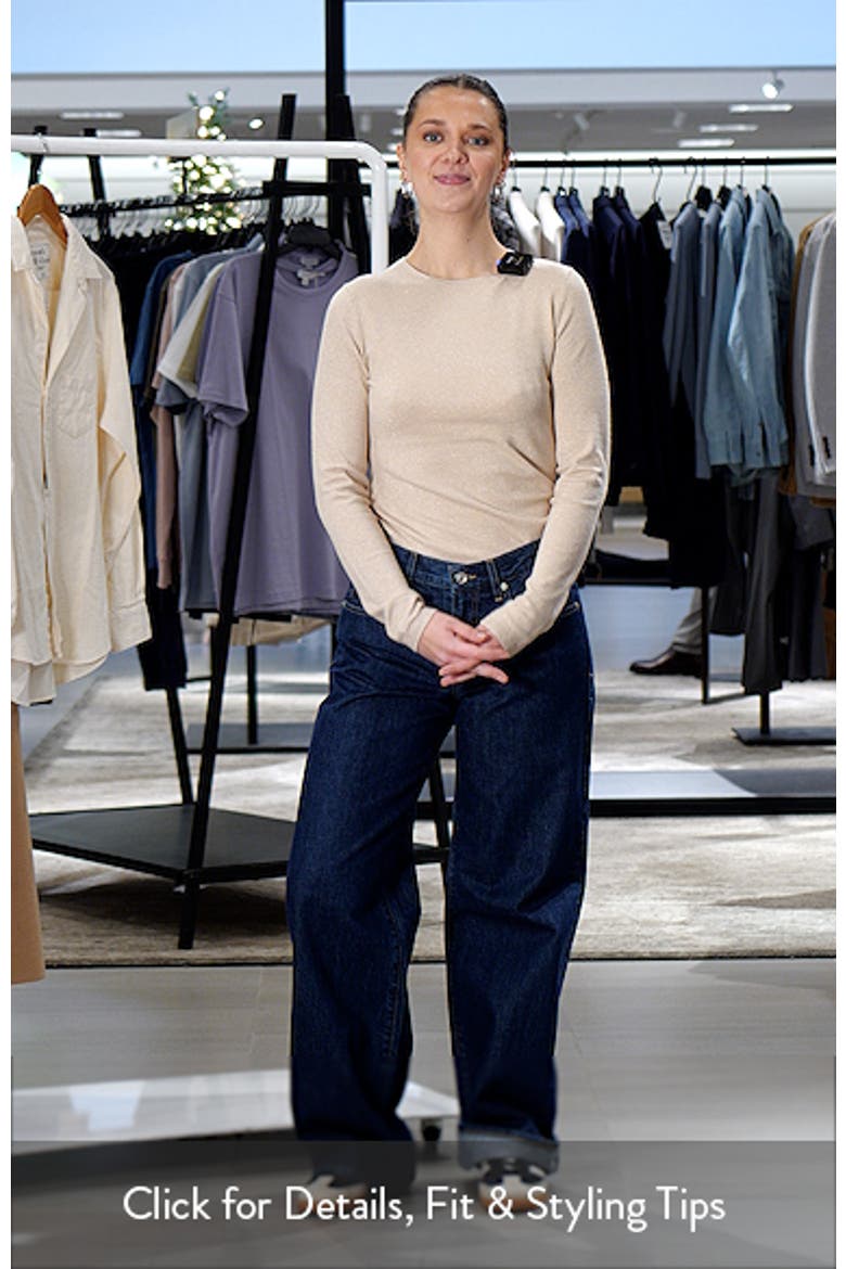 Mica Mid Rise Wide Leg Jeans video