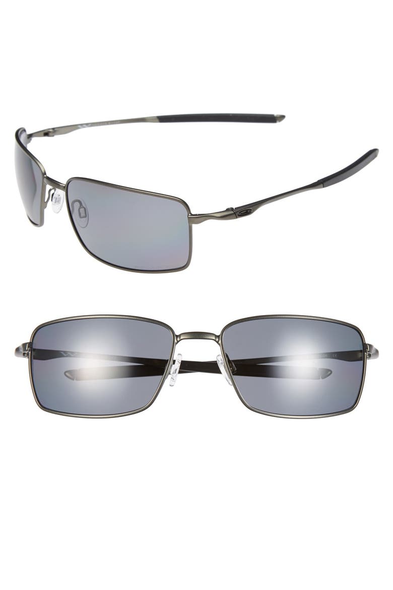 60mm Polarized Sunglasses, Main, color, CEMENT
