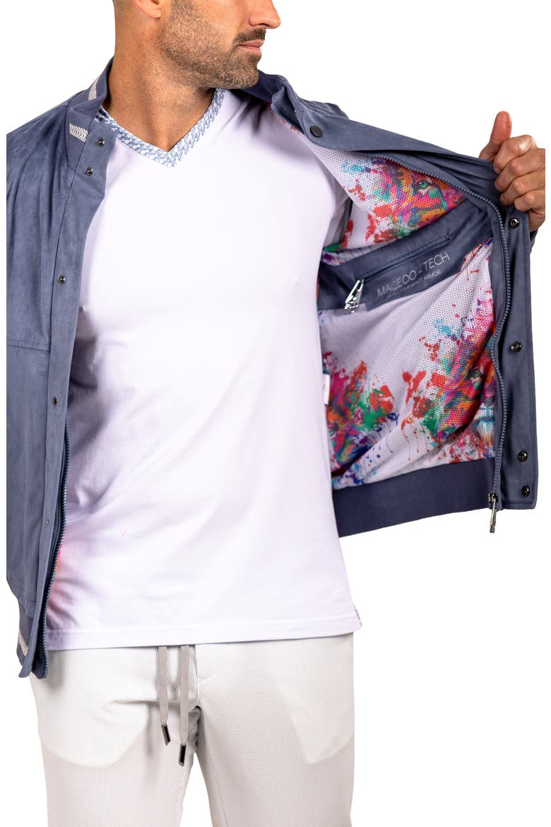 Bomber Jacket, Alternate, color, BLUE