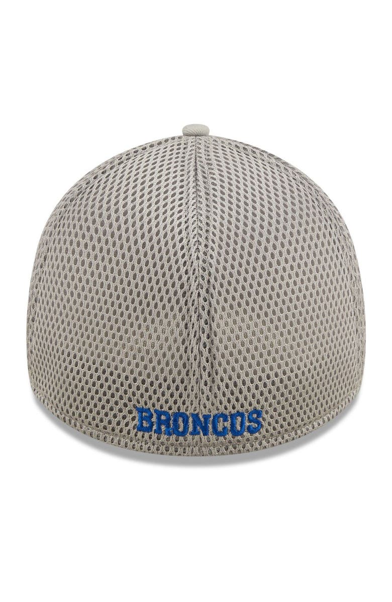 New Era Men's New Era Gray Denver Broncos Team Neo 39THIRTY Flex Hat, Alternate, color,