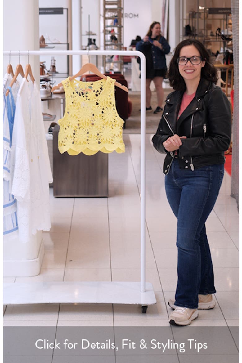 Adelaide Open Stitch Cover-Up Top video