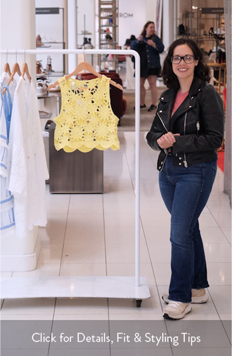 Adelaide Open Stitch Cover-Up Top, sales video thumbnail