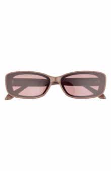 QUAY Vibe Check 62mm Small Square Sunglasses