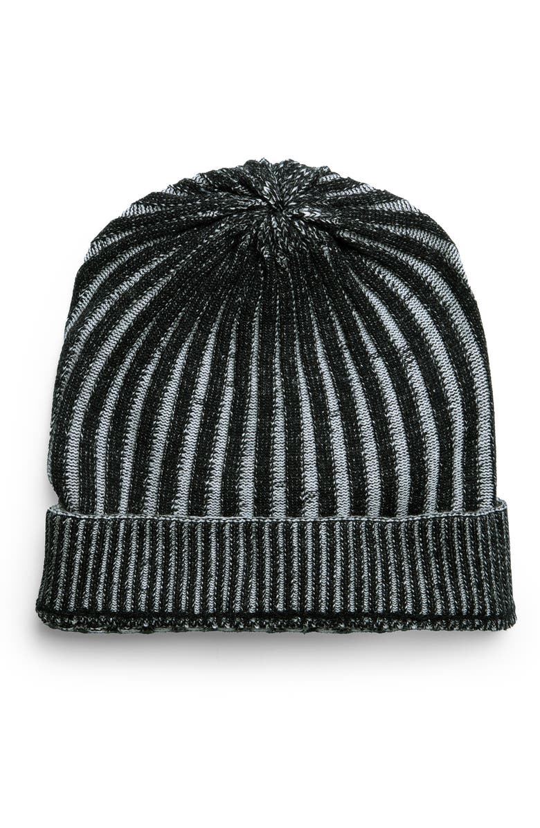 SAACHI Slouchy Rib Knit Beanie, Main, color, 