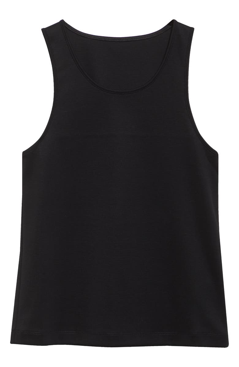 GIA STUDIOS Isha Cotton Tank, Alternate, color, Black