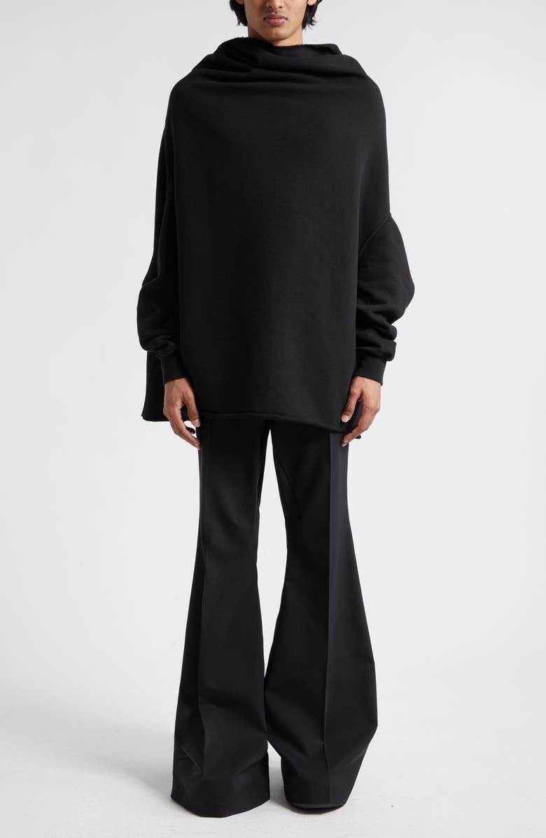 Rick Owens Shroud Sweatshirt, Alternate, color, 