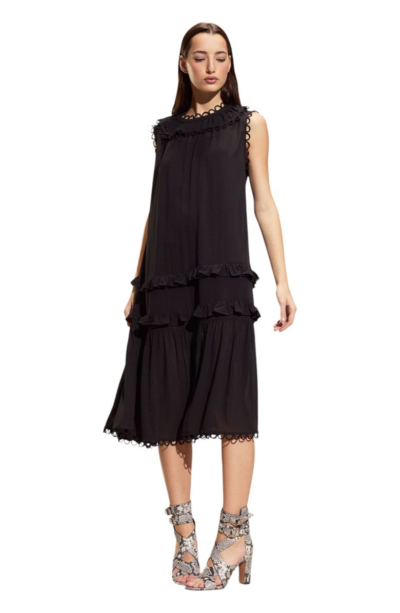 Cynthia Rowley Annabelle Sleeveless Midi Dress, Alternate, color, 