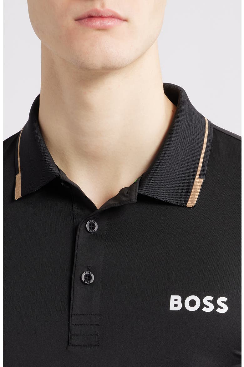Paul Pro Active Performance Polo, Alternate, color, BLACK
