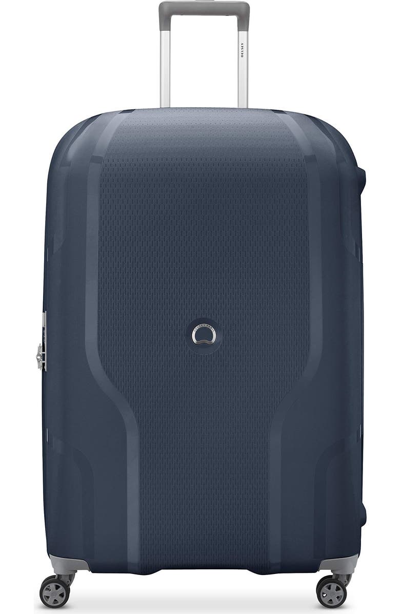 Delsey Paris Clavel Hardside Large Expandable Luggage with Spinner Wheels, Main, color, Blue Jean