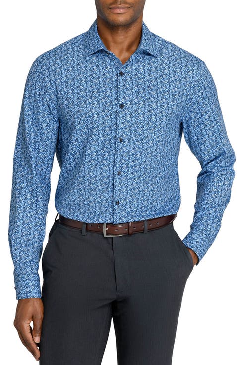 Slim Fit Bluehour Meadow Performance Dress Shirt