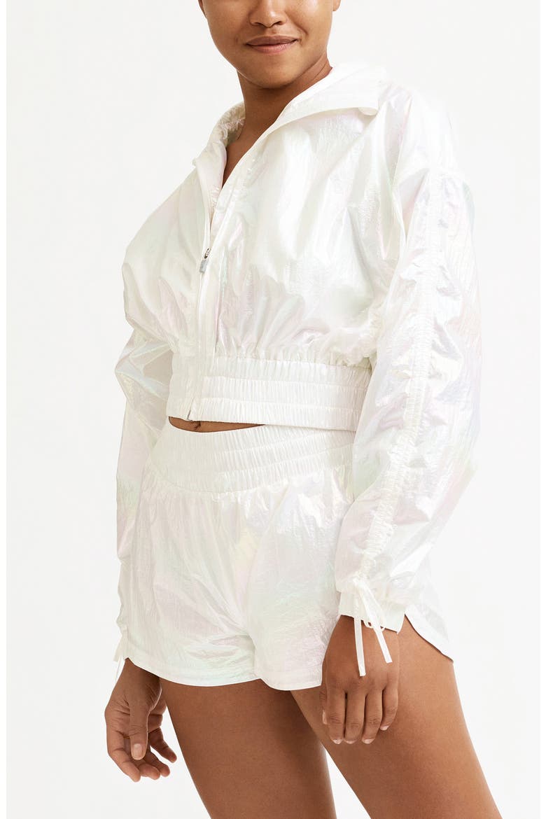 The Glow Up by EleVen by Venus Williams x K-Swiss Glow Up Fly Away Tennis Jacket, Alternate, color, FOIL IRIDESCENT