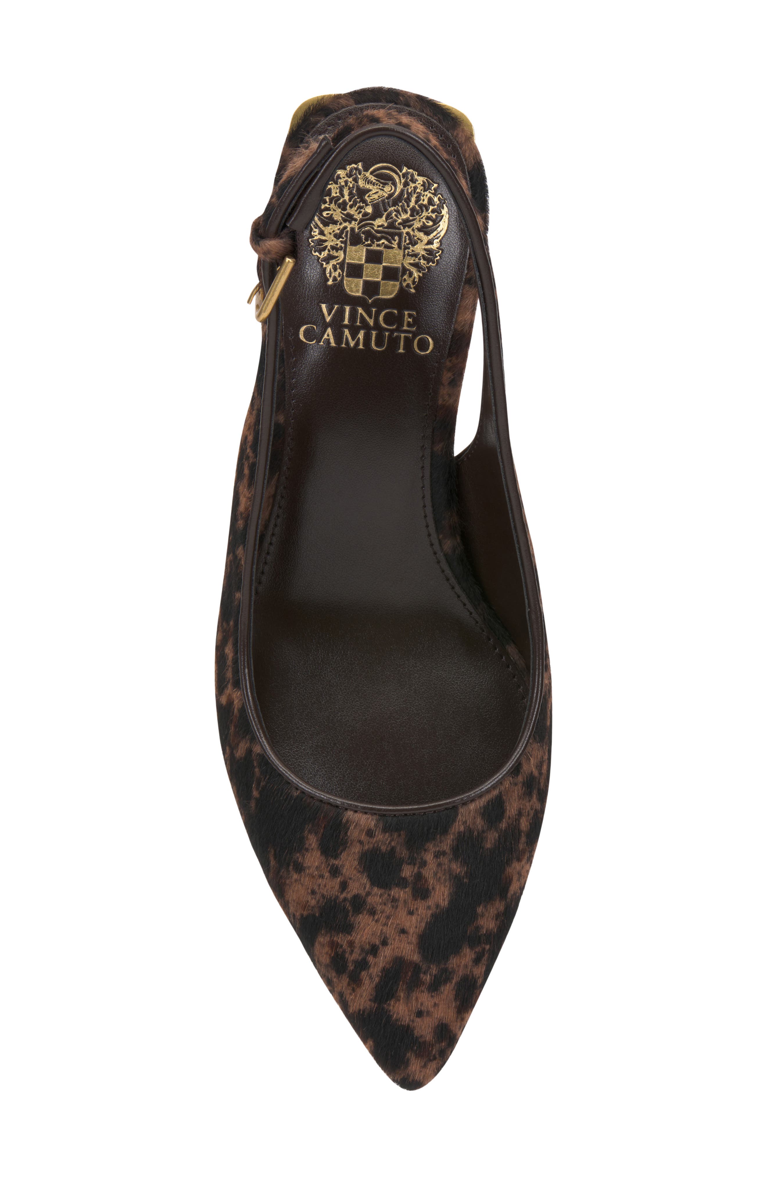 Hamden Leather Slingback Pump, Alternate, color, DARK NATURAL