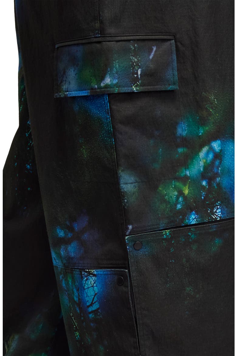 Photo Print Cargo Pants, Alternate, color, GREEN MULTI