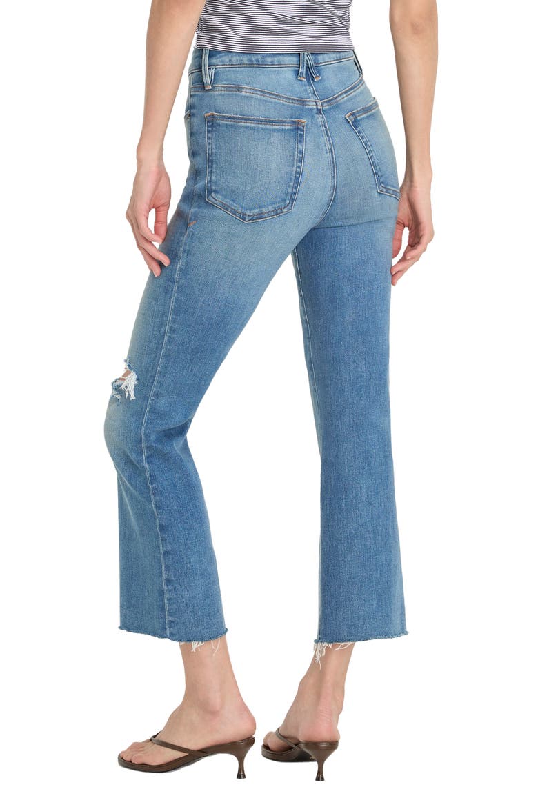 Soft-Tech Good Legs Ripped Crop Mini Bootcut Jeans, Alternate, color, INDIGO1210
