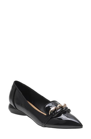 Ninety Union Mira Pointed Toe Flat In Black