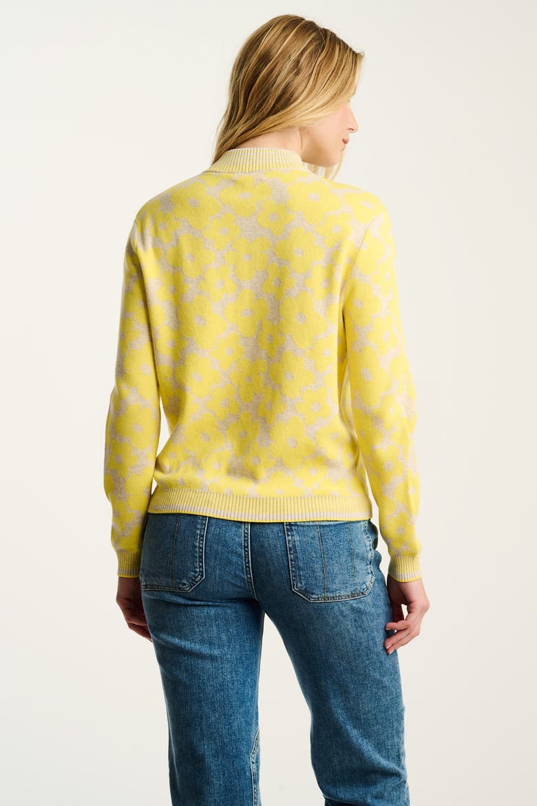 Daisy Dreamer Cotton Jacket, Alternate, color, Almond Combo