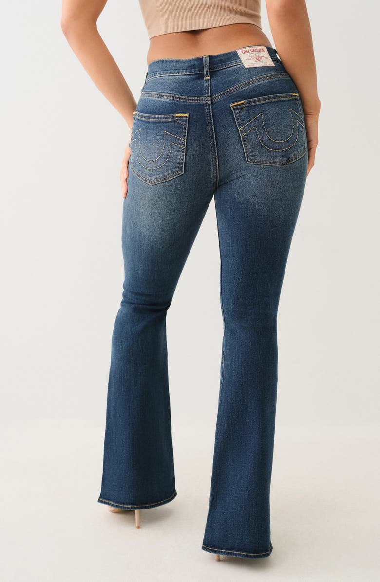 True Religion Charlie Flare Leg Jeans, Alternate, color,