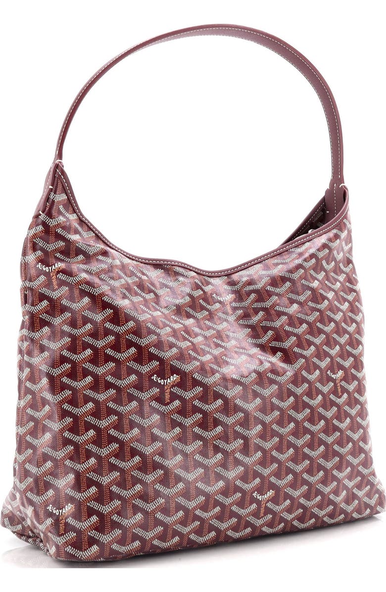 Pre-Owned Goyard Boheme Hobo Coated Canvas, Alternate, color,