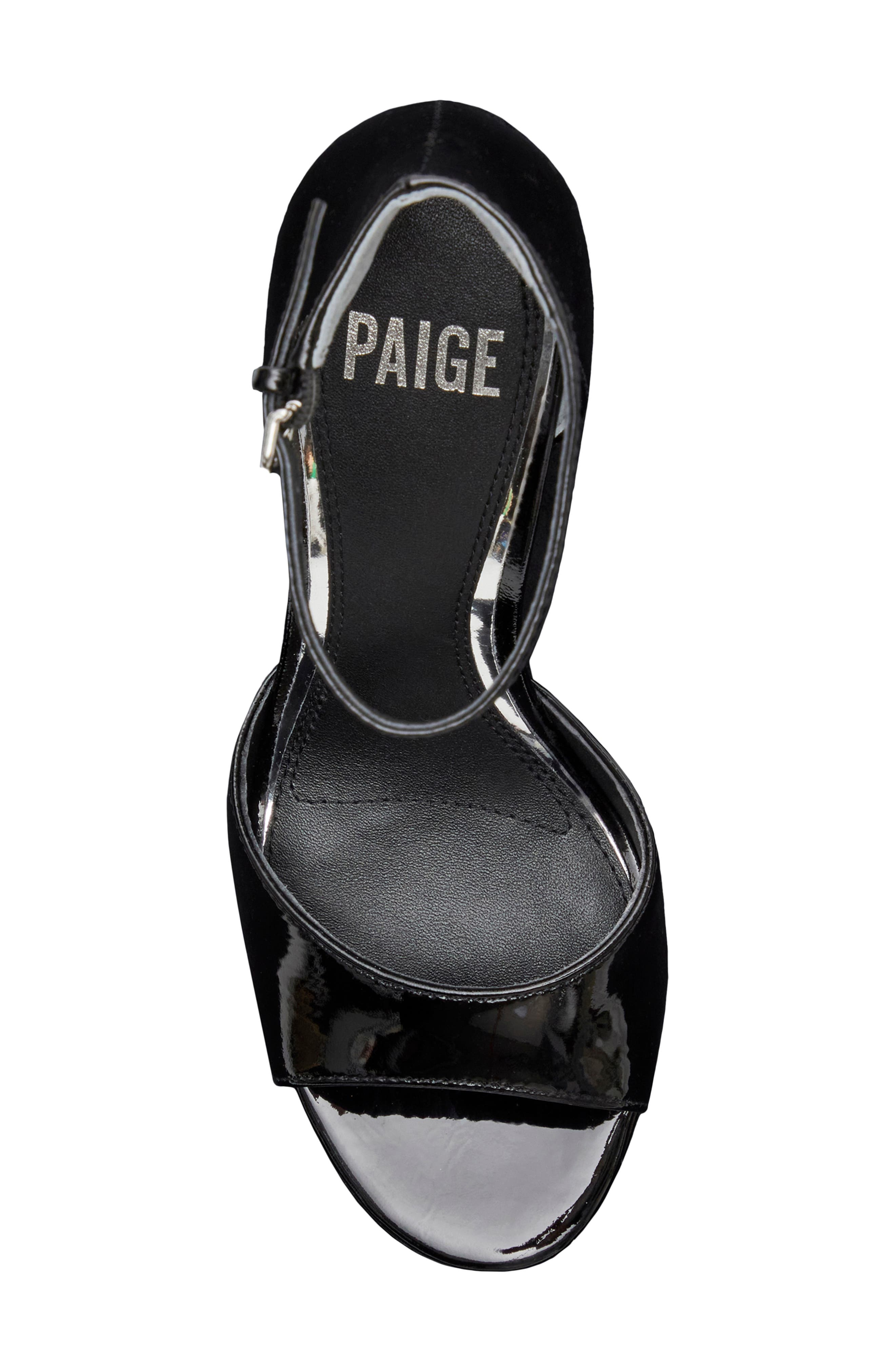 PAIGE Cory Ankle Strap Platform Sandal, Alternate, color, 